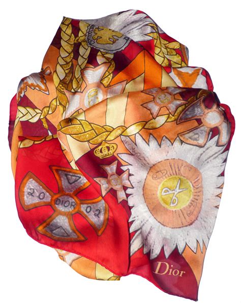 foulard dior rouge|foulard carré de soie.